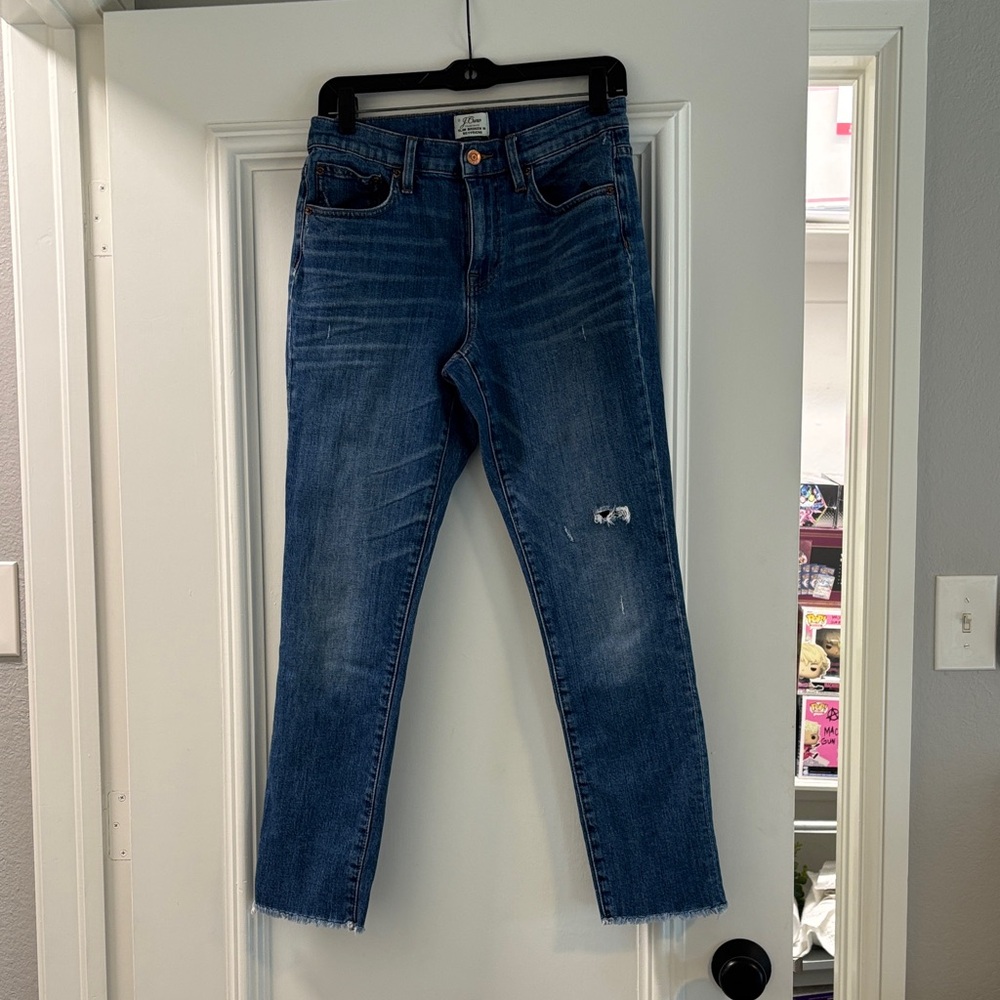 J. Crew Straight Leg Blue Jeans